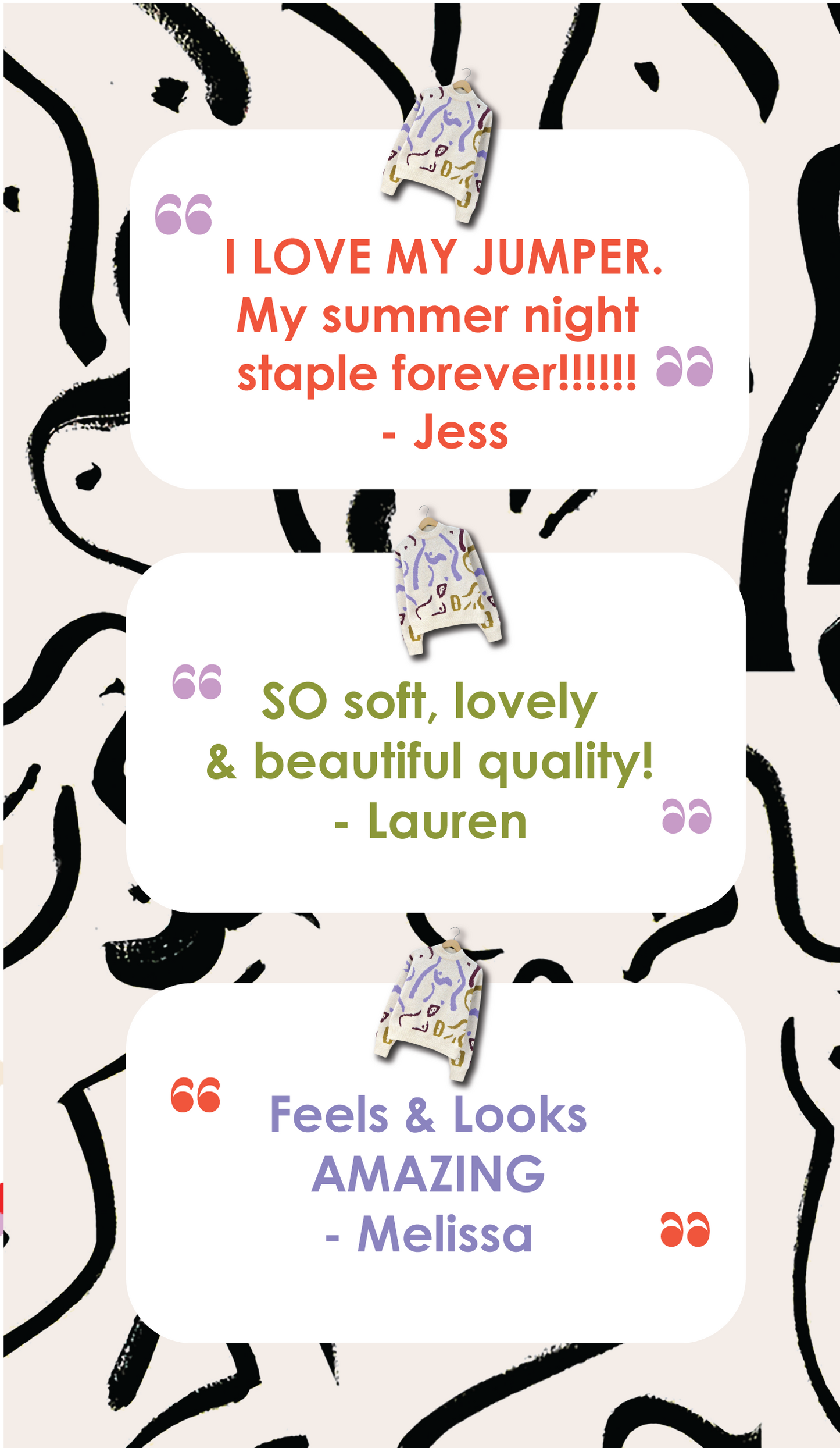 BOO Jumper - Licorice