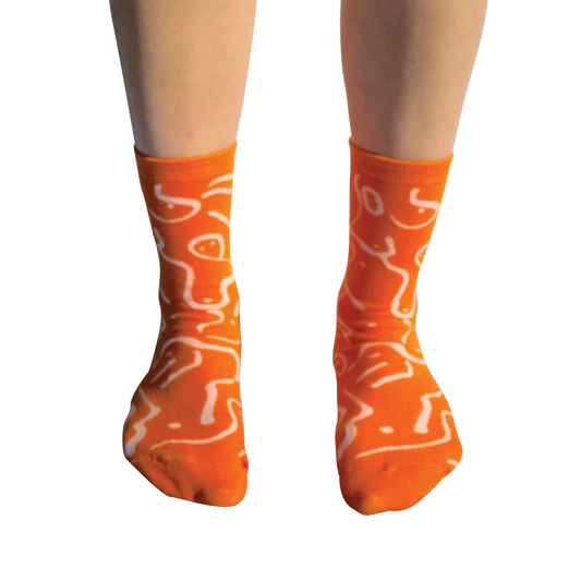 BOO Socks - Papaya