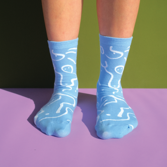 BOO Socks - Sky