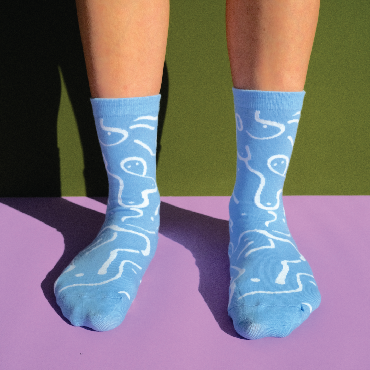 BOO Socks - Sky